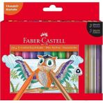 AyrStore Faber-Castell Comfort Keçeli Kalem 15 + 3 Metalik Yıkanabilir Midi Boyutlu Renkli Set
