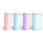 AyrStore Faber-Castell Pastel Renk Bloknot, A4, 80 Yaprak, Düz Sayfa, Karton Kapak, Spiral Cilt, 70G Kağıt