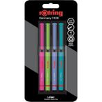 AyrStore Fineliner, Ince Keçe Uçlu Kalem 0.4 Mm, 4'lü Paket, Canlı Renkler