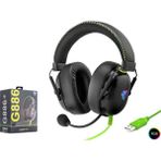 AyrStore Gaming Kulaklik USB Rgb 7.1 - Siyah/yeşil G886 - Çok Renkli