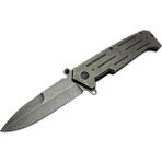 AyrStore GB B033A Eskitme Kamp Çakı 22 cm - Metal Sap, Otomatik