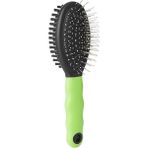 AyrStore Gro 5798 Çift Taraflı Kedi Tüy Fırçası, S, Green, Double