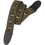 AyrStore Guitars Hootenanny Style 5,1 cm Kayış Sarı Kuşlar (102510::014:)
