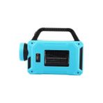 AyrStore Güneş Enerjili El Feneri Işıldak Kamp Lambası Powerbank (Mavi) - Option-1 - 0 - Siyah