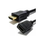 AyrStore HDMI Uzatma Kablosu 3 Metre Erkek Dişi Kablo Full Hd 1080P 4K Destek Altın Uçlu Yüksek Hızlı HDMI Uzatıcı Tv Monitör Projeksiyon Oyun Konsolu Uyumlu | ZR150 (Siyah 3 Metre) - Option-1 - Ahşap