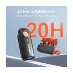 AyrStore Hohem Mic-01 Kablosuz Yaka Mikrofonu, Anında Eşleştirme, Dsp Gürültü Engelleme, 20 Saat Pil Ömrü, Pc Android Kamera Gimbal Için Mini Mikrofon, Video Kaydı/röportaj, 2 Tx+1 Rx+Şarj Kutusu - Ahşap