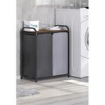 AyrStore Ikili Renkli ve Beyazlar Için Çamaşır Sepeti Banyo Dolabı Kirli Sepetli Banyo