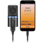 AyrStore Irig Mic Studio - Black Ultra Portatif Büyük Diyafram Condanser Mikrofon (Ios