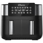 AyrStore K20 Airfryer, Çift Bölmeli Fritöz, 8 Litre Xxl, 2850 W, Siyah
