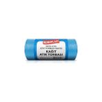 AyrStore Kağıt Atıklar Çöp Torbası 10'lu 80×110 Cm, Yırtılmaz, Geniş Kapasite, Çift Katlı, Geri Dönüştürülebilir Kağıt Atıklar Çöp Poşeti, Kırtasiye, Matbaa, Ofis, Ev, Okul, Fabrika, Şantiye, Otel - 000-Siyah - Option-1