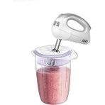 AyrStore Kapaklı Mikser Blender Kabı 1 Litre Sıçratmayan Çırpma Mikser Kabı, Kapaklı Çırma Kabı