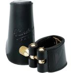 AyrStore LC28L Tenor Saksafon Için Deri Ligatür ve Deri Kapak, 3 Değiştirilebilir Basınç Plakalı