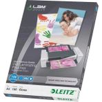 AyrStore Leitz Udt Laminasyon Poşeti, A4, 100 Mikron, 100 Adet, Şeffaf