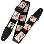 AyrStore Levy's Leathers 5 cm Polyester Gitar Askısı, Orijinal Sanatçı Tasarımlı