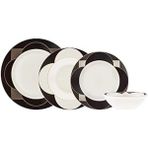 AyrStore Lucero 24 Parça 6 Kişilik Porselen Yemek Takımı