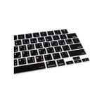 AyrStore MacBook Klavye Koruyucu Arapça Baskılı Us-Amerikan Enter Uyumlu Ultra Ince Hafif Izi Bırakmayan Yüzey Air 13,6-15,3inç- Pro 14,2-16,2inç M1-M2-M3-M4-M5 Pro Max Siyah - 0,35 lt