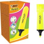 AyrStore Marking Flat Higlighter Fosforlu Kalem 12'li Kutu, Sarı Fosforlu Kalem, Su Bazlı, Hızlı Kuruyan
