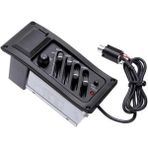 AyrStore Me-40 Gitar Preamp 4-Band Eq Ekolayzer Piezo Pickup Amplifier Tunerli