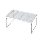 AyrStore Metal Ayaklı Mutfak Banyo Rafı, Tezgah Üstü Organizer, Dolap Içi Düzenleyici, Plastik Raf, Beyaz (Küçük) - Option-1 - Acı Kahverengi