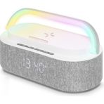 AyrStore Mini Bluetooth Hoparlör Fm Rgb - Beyaz A915 - Çok Renkli