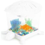 AyrStore ® Mini Mika Akvaryum – 2.7 Lt Kapasiteli, Kırılmaz, Kapaklı, Dekoratif Süs Akvaryumu | Beta