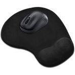 AyrStore Mouse Pad Bilek Destekli Jel Mouse Pad,ergonomik Kaymaz Taban,oyun ve Ofis Için Fare - Siyah
