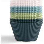 AyrStore Muffin Pişirme Kalıbı 12 Adet Silikon Kek Kalıbı Cupcake Çikolata ve Sade Kek (12 Adet)