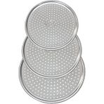 AyrStore Paslanmaz Çelik Pizza Tepsisi,delikli Lahmacun ve Pizza Tavası,fırın Tepisisi (36 Cm)