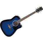AyrStore PF15ECE-TBS Elektro Akustik Gitar Şeffaf Mavi Sunburst