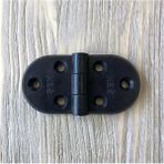 AyrStore Plastik Oval Menteşe 7cm (2 Adet) Siyah