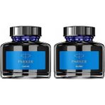 AyrStore Quink Yıkanabilir Dolma Kalem Mürekkebi, 57 Ml, Mavi 2li Paket
