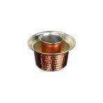 AyrStore Rakı Bardağı ve Bakır Seti 12 Parça - 1/100 Toz Ceviz
