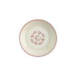 AyrStore Red Bird Tabak Renkli Kuş Desenli 16 cm Porselen Servis Tabağı - 0,5 L
