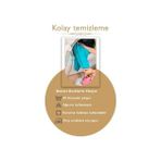 AyrStore Renk Seçenekli Turuncu Biyeli Açık Gri Kırlent Kılıfı Dekoratif Düz Sade Panoroma Panbiy Gri Turuncu 45X45 - Option-1 - 001-Renkli