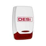 AyrStore Sahte Siren, LED Işıklı Caydırıcı Alarm Görünümlü Sistem, 220V, Dış Mekan Uyumlu