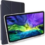 AyrStore Samsung Galaxy T870 Tab S7 11 Kılıf Kalemlikli Mars Tablet Kılıfı - Lacivert - Çok Renkli