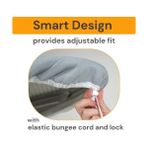 AyrStore Savuk 4 Katmanlı Ütü Masası Kılıfı,ütü Masası Örtüsü,ütü Masası Bezi,silikon Kaplı Isı Dayanıklı 55X135 cm Gri Renk - Option-1 - 001-Renkli