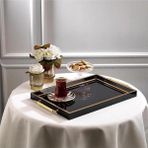 AyrStore Schäfer Kunst Tepsi 1 Parça Gold-Siyah