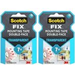 AyrStore Scotch Şeffaf Montaj Bandı 19MM x 1,5m, 2x