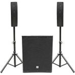 AyrStore Shile PL-15A Aktif Ses Sistemi 18'' Subwoofer 2 Adet Satellite Stand Hoparlör 500W Rms, Mdf Kasa
