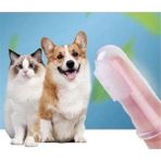 AyrStore Silikon Kedi Köpek Diş Fırçası, Parmağa Takılan Evcil Hayvan Diş Temizleme Fırçası