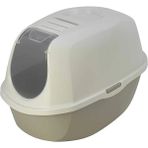 AyrStore Smart Kapalı Kedi Tuvaleti - Gri 53 cm