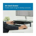 AyrStore Smartfit Monitör Standı, Çekmeceli, 55 x 7 x 24 Cm, Siyah - 1BW-Beyaz