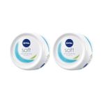 AyrStore Soft Krem, 200 Ml, Nemlendirici Bakım Kremi, Yüz, Vücut, El, Jojoba Yağı ve E Vitamini ile Cilt Bakımı, Anında Emilen Hafif Formül, Tüm Ciltler Için 2li Paket - Option-1