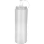 AyrStore Sos Şişesi Sosluk Ketçap Mayonez Sızdırmaz Yağlık Sirkelik Ince Uçlu Plastik Şişe Bpa Free (Şeffaf, 700 Ml)(1) - Option-1