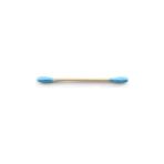 AyrStore The Humble Co. - Humble Brush Swabs - Blue, Bambu Kulak Çubuğu Mavi, Çevre Dostu Pamuklu Kulak Çubukları, Plastik Içermeyen Ambalaj, Doğal Renkli Pamuktan Kulak Çubukları