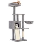 AyrStore Tırmalama Ağacı, 135 cm Küçük Kedi Ağacı, Çok Katlı Pelüş Kedi Tırmalama Ağacı