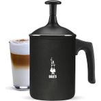 AyrStore Tutto Crema Süt Köpürtücü 3 Fincan, Çift Süzgeçli, Sağlam Süt Köpüğü Için, 0,5 L, Siyah