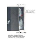 AyrStore Ürünler C 1191 Low Profile/düşük Kilit Griff, Beyaz Alüminyum - Option-1 - Var