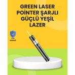AyrStore Uzun Mesafe Görünürlüklü Yeşil Lazer Pointer Şarjlı
